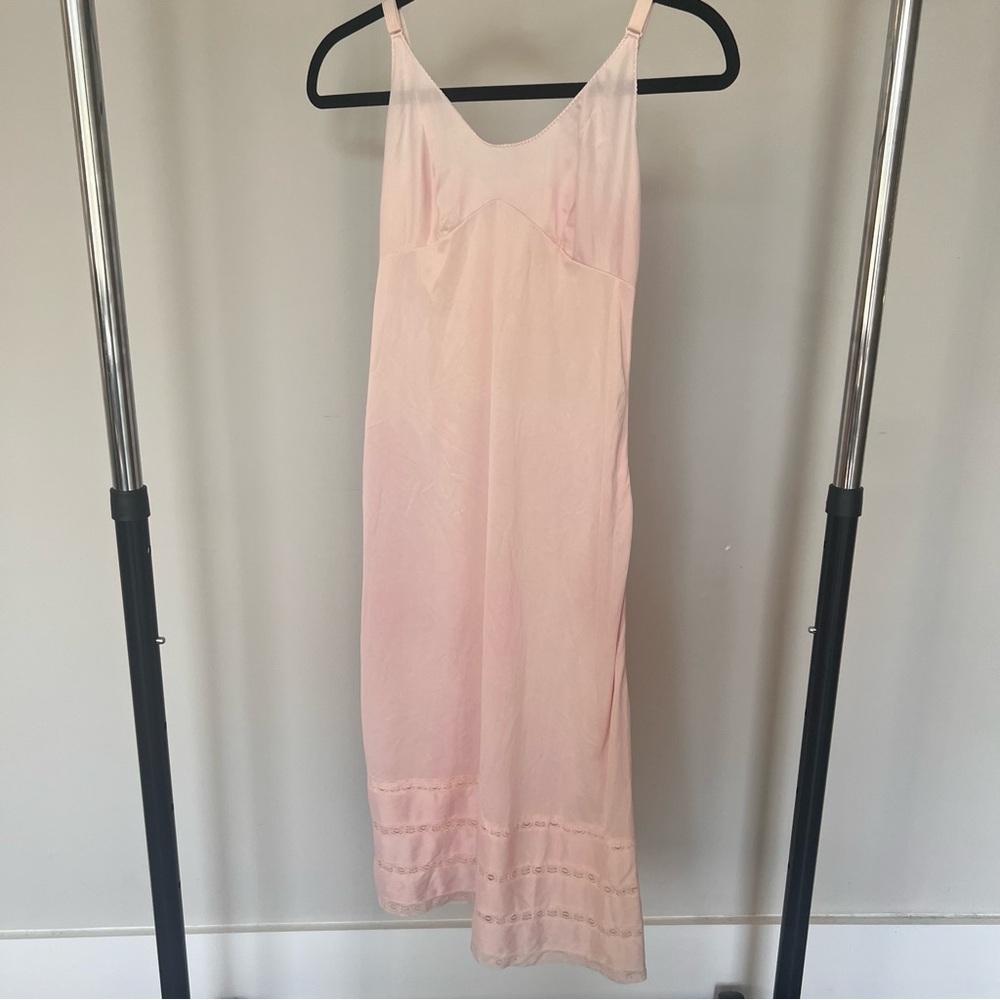 VINTAGE Sears Pink Dress Slip